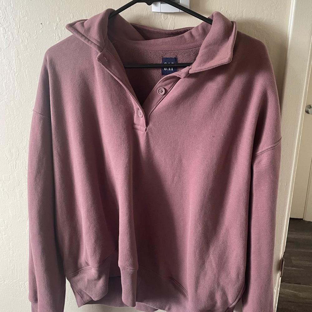 Gap Collared Crop Pullover